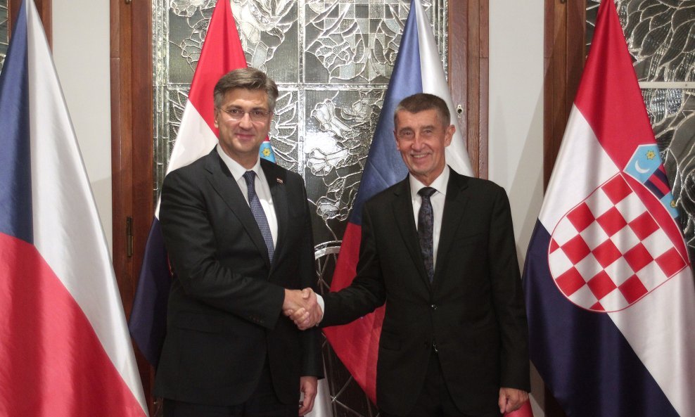 Premijeri Andrej Plenković i Andrej Babiš