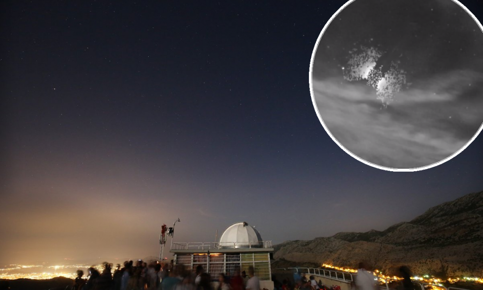 Astronomi Zvjezdanog sela Mosor snimili su meteor iznad Splita