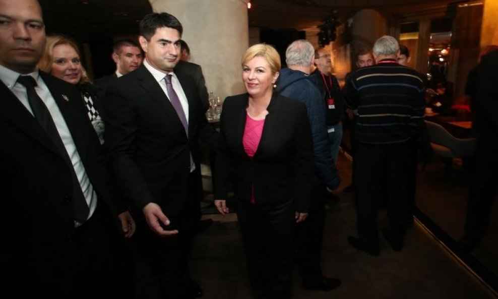 Siniša Kovačić i Kolinda Grabar Kitarović