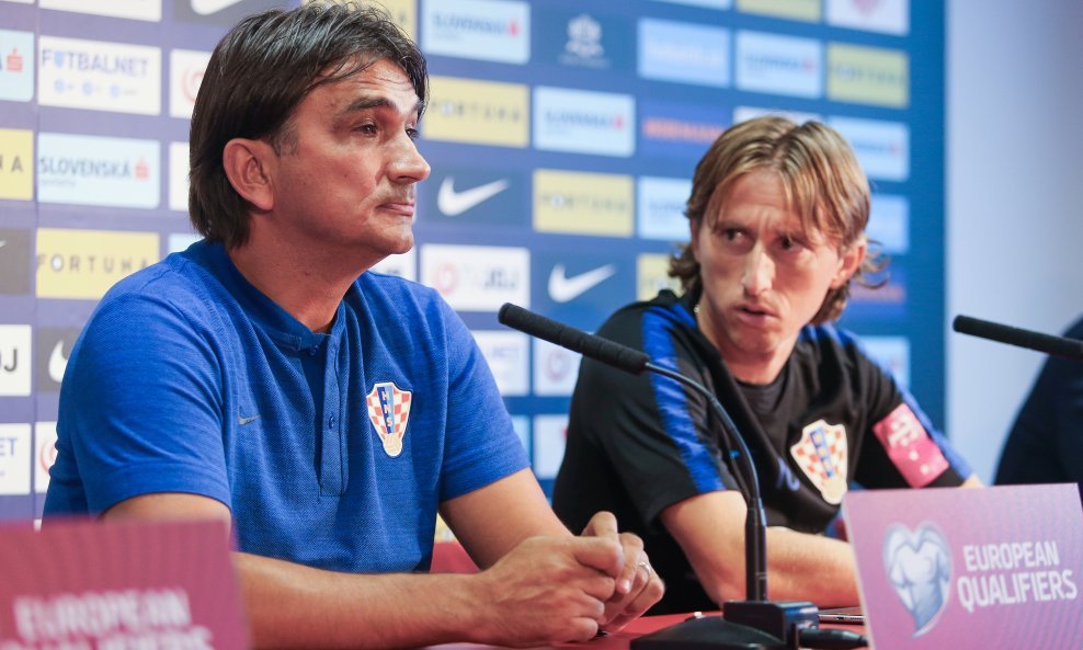 Zlatko Dalić i Luka Modrić