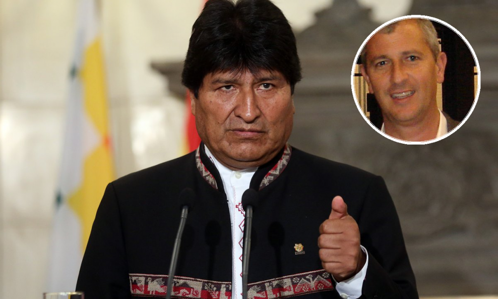 Evo Morales i Branko Marinković