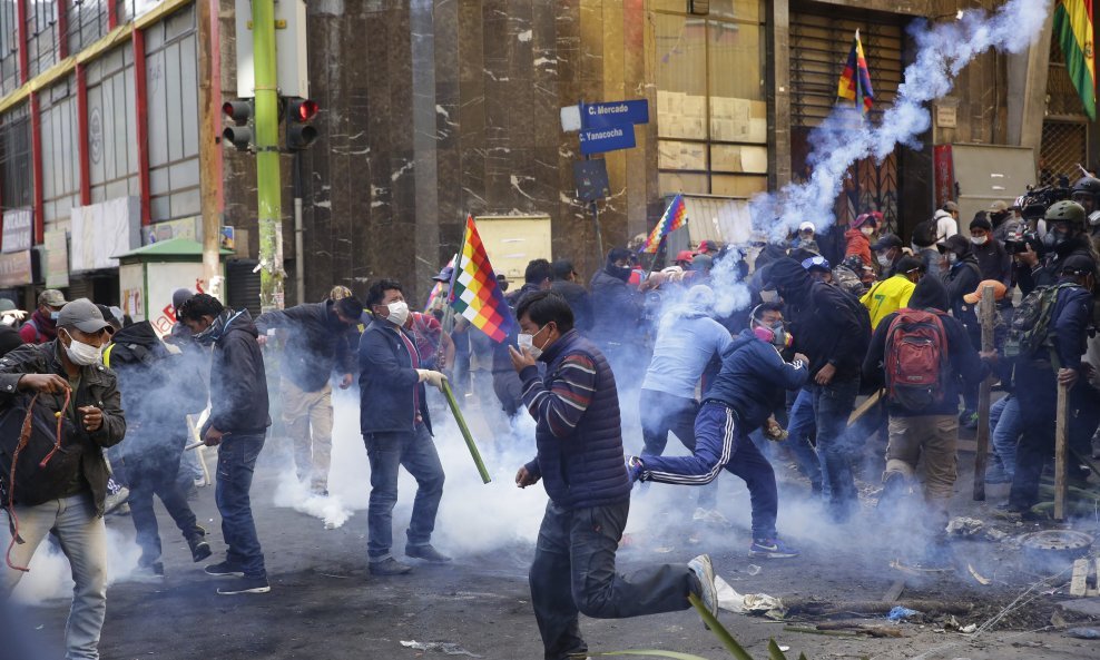 Prosvjedi u Boliviji