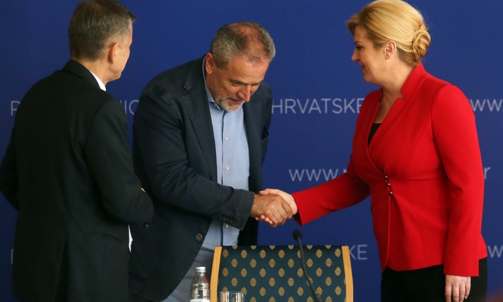 Milan Bandić i Kolinda Grabar Kitarović