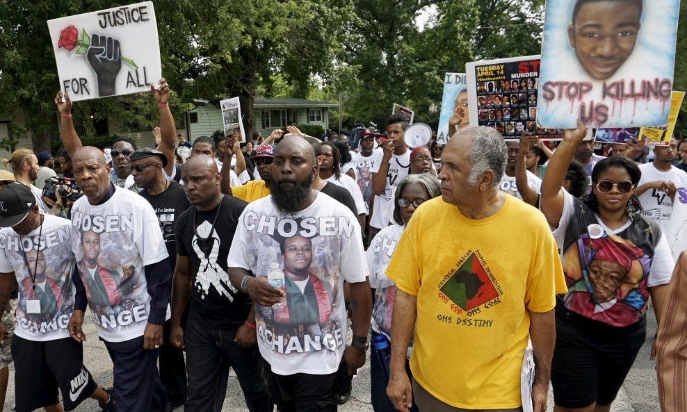 prosvjedni marš u Fergusonu
