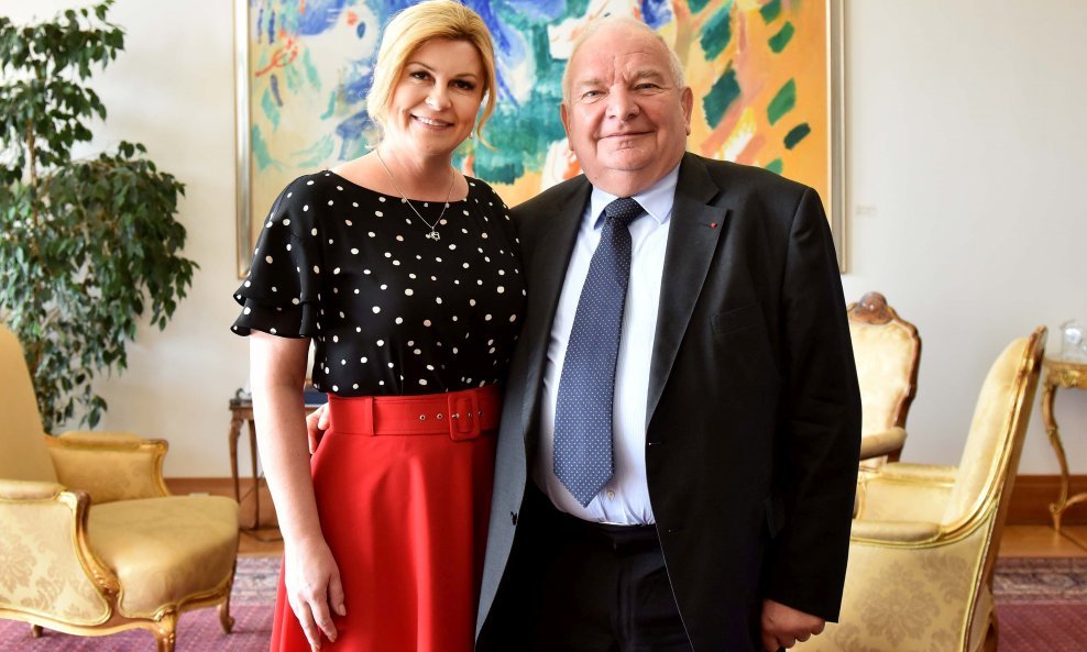 Kolinda Grabar Kitarović i Joseph Daul