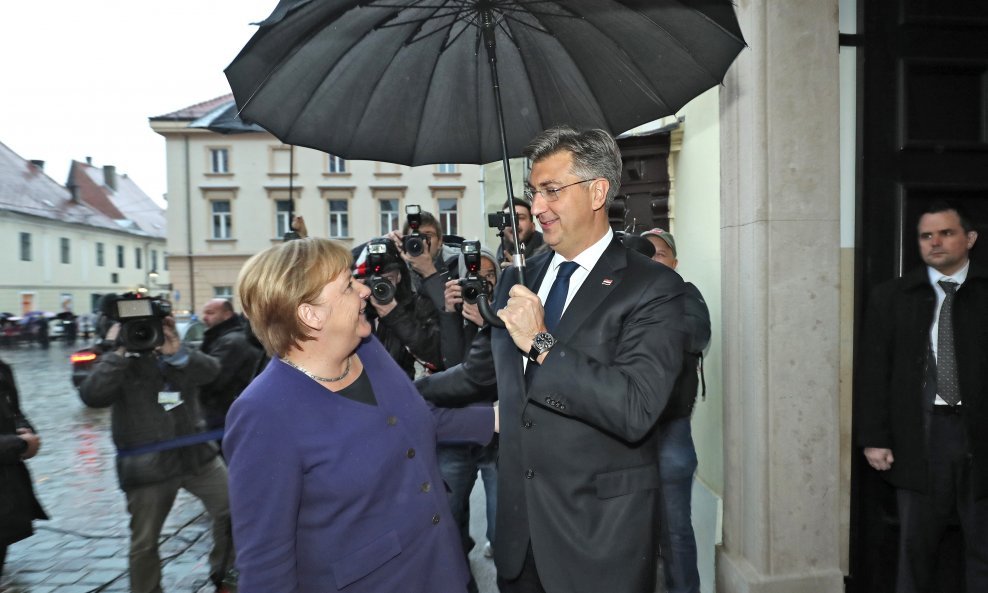 Angela Merkel i Andrej Plenković