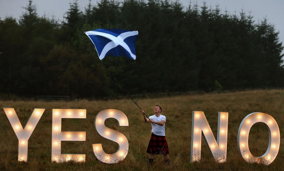 Škotska referendum da ne yes no