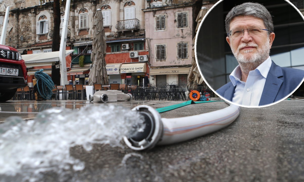 Poplava u Podrumima Dioklecijanove palače / Tonino Picula