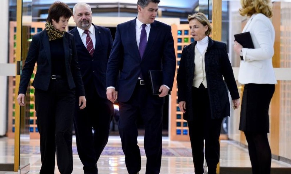 Zoran Milanović, Silvano Hrelja, Vesna Pusić