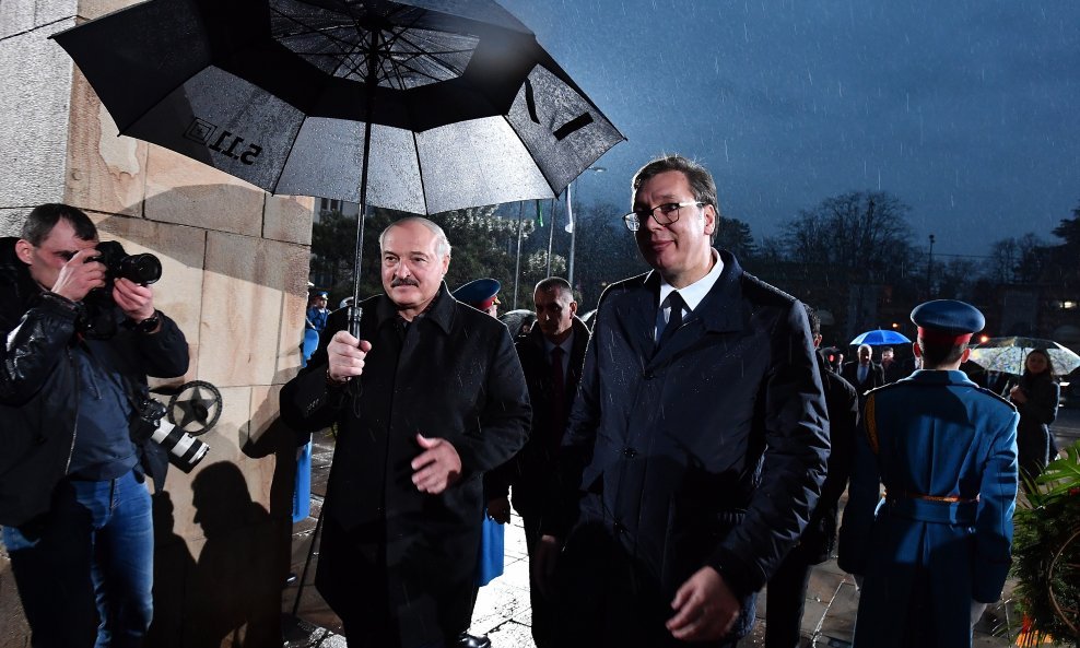 Aleksandar Lukašenko i Aleksandar Vučić