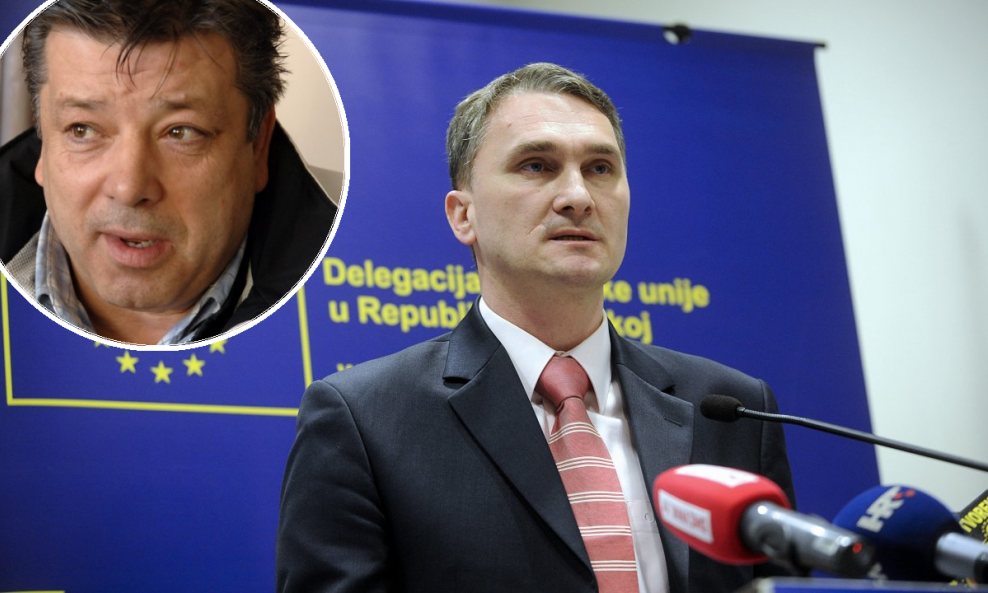 Predsjednik Carinskog sindikata Hrvatske Rino Štorić; ravnatelj Carinske uprave Hrvoje Čović
