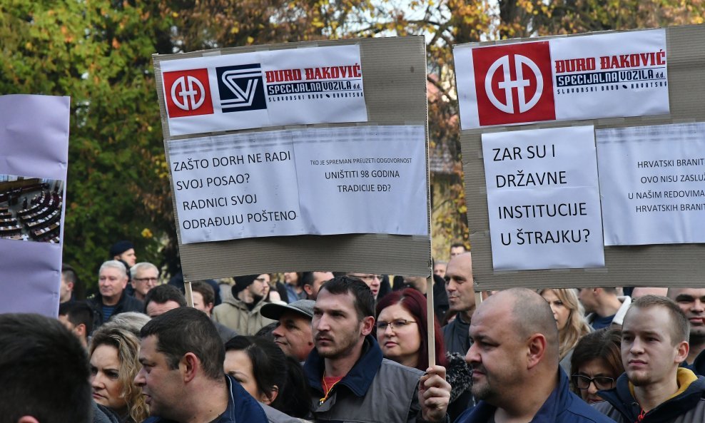 Štrajk u Đuri Đakoviću