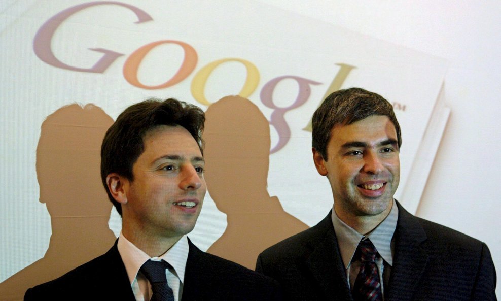 Osnivači Googlea Larry Page i Sergey Brin