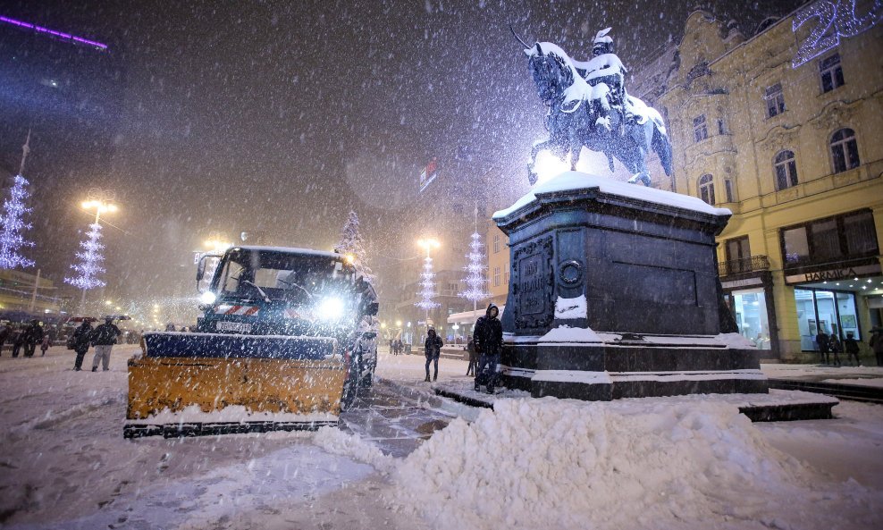 Snijeg u Zagrebu