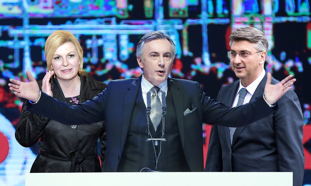 Kolinda Grabar Kitarović, Miroslav Škoro, Andrej Plenković