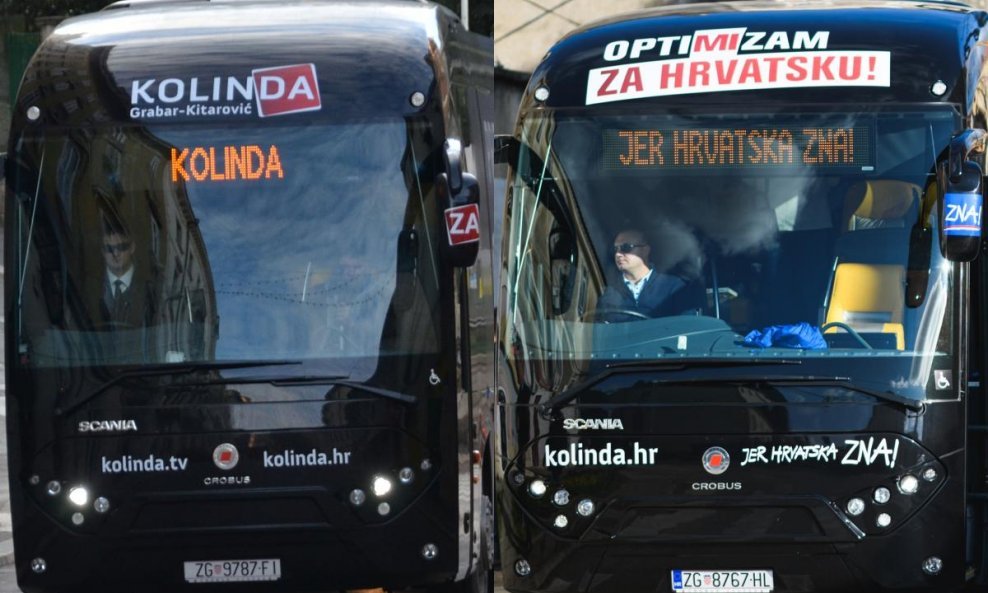 Autobusi za kampanje 2014. i 2019. godine