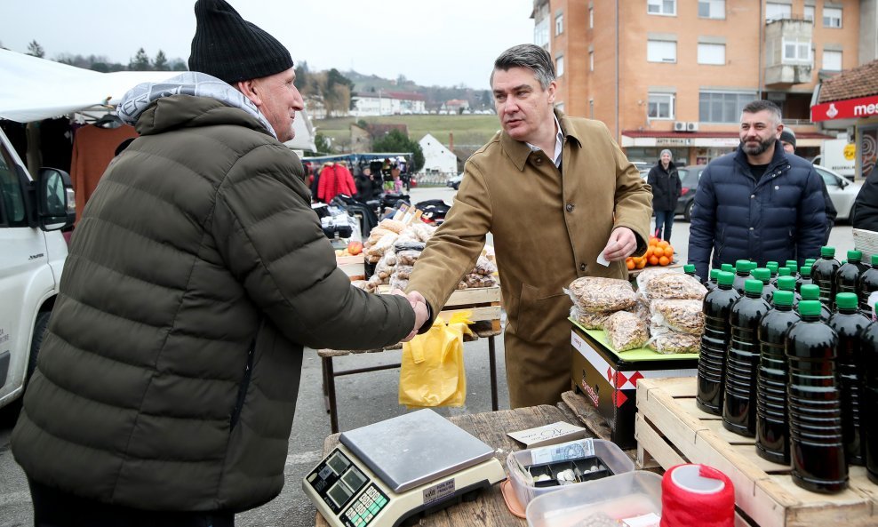 Zoran Milanović u sklopu kampanje posjetio je Krapinu