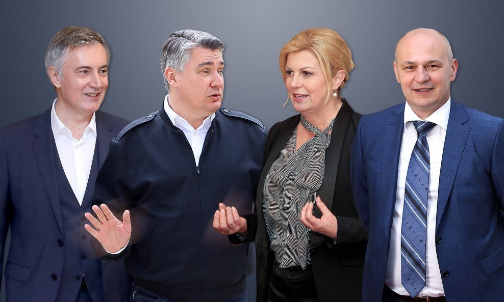 Miroslav Škoro, Zoran Milanović, Kolinda Grabar Kitarović, Mislav Kolakušić