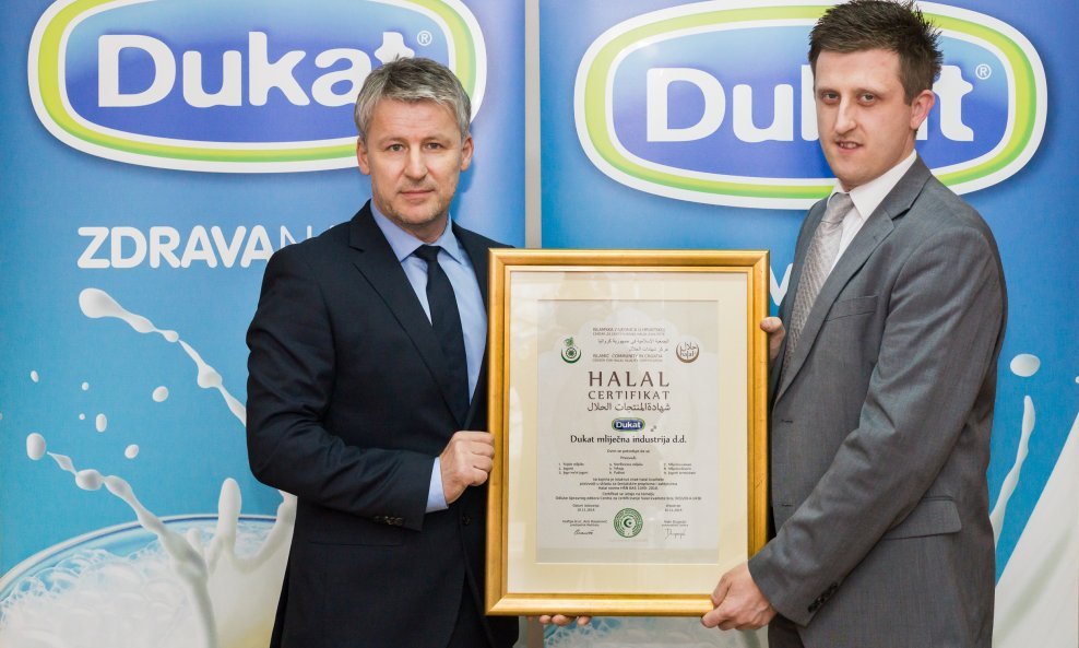 Enver Šišić i Aldin Dugonjić na dodjeli halal certifikata