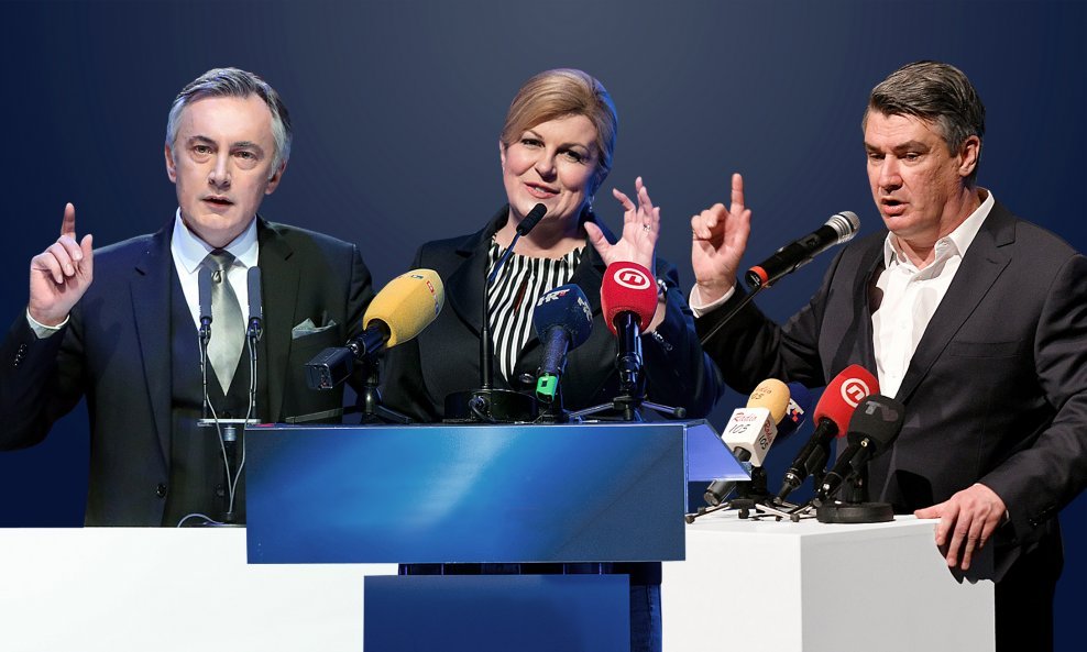 Miroslav Škoro, Kolinda Grabar Kitarović, Zoran Milanović