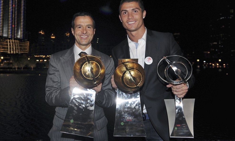 Cristiano Ronaldo i njegov menadžer Jorge Mendes