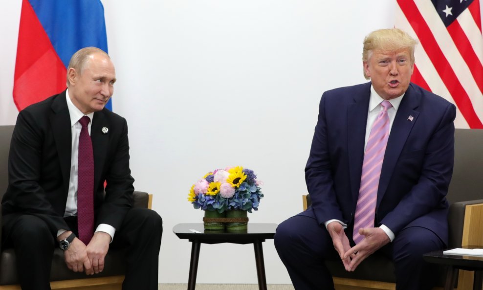 Arhivska fotografija / Vladimir Putin, Donald Trump