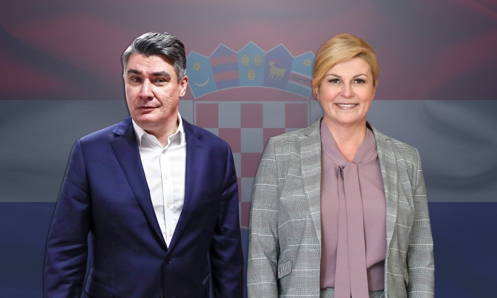Zoran Milanović i Kolinda Grabar Kitarović odmjerit će snage u drugom krugu predsjedničkih izbora