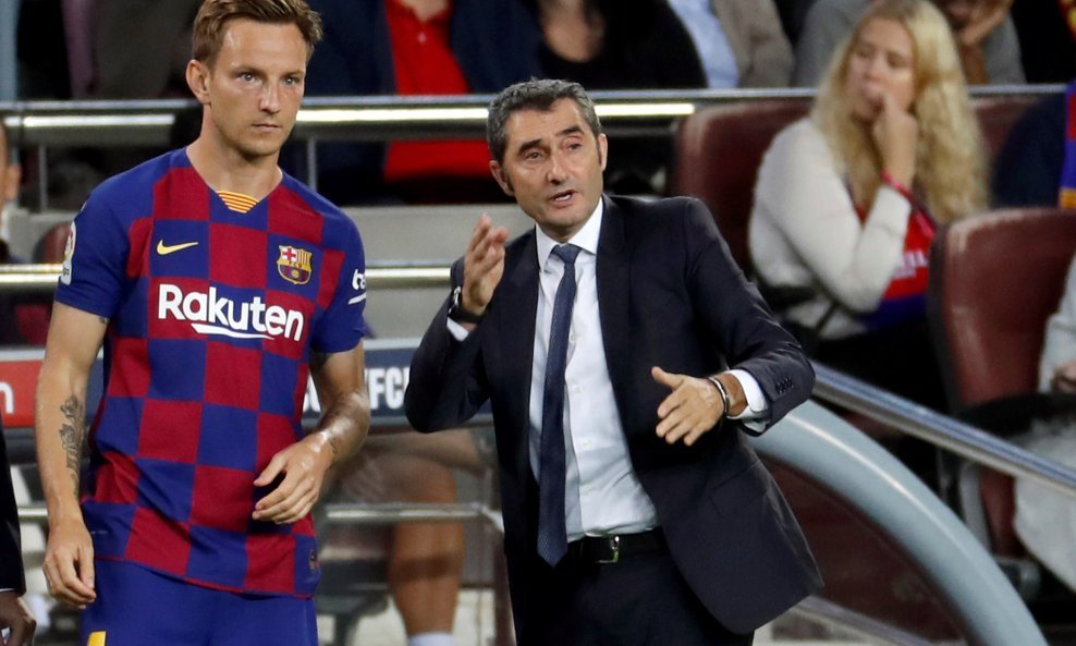 Ivan Rakitić i Ernesto Valverde