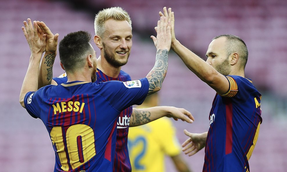 Lionel Messi, Ivan Rakitić, Andres Iniesta