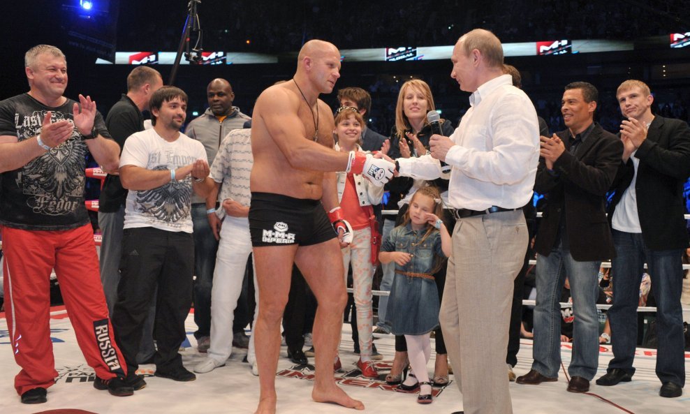 Fedor Emelianenko i Vladimir Putin