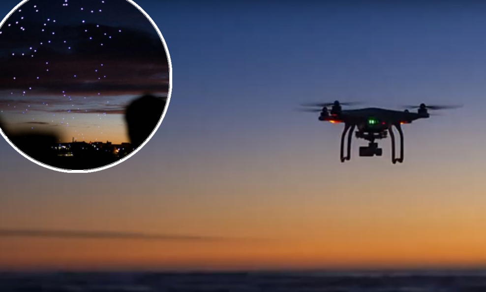 Svake noći najmanje 17 dronova pojavilo bi se oko 19 sati i u zraku bi ostali do otprilike 22 sata