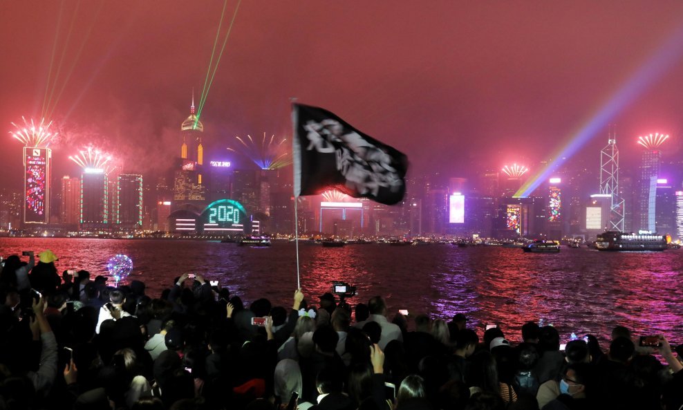 Doček Nove godine u Hong Kongu