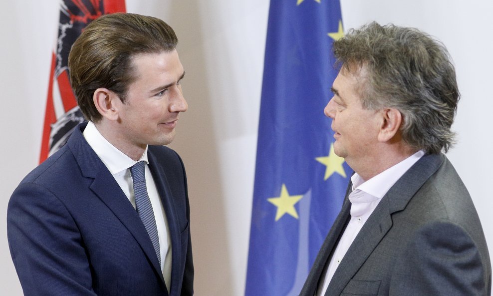 Sebastian Kurz i Werner Kogler