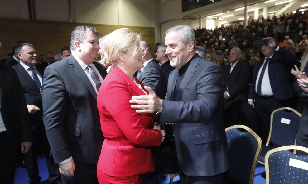 Kolinda Grabar Kitarović i Milan Bandić