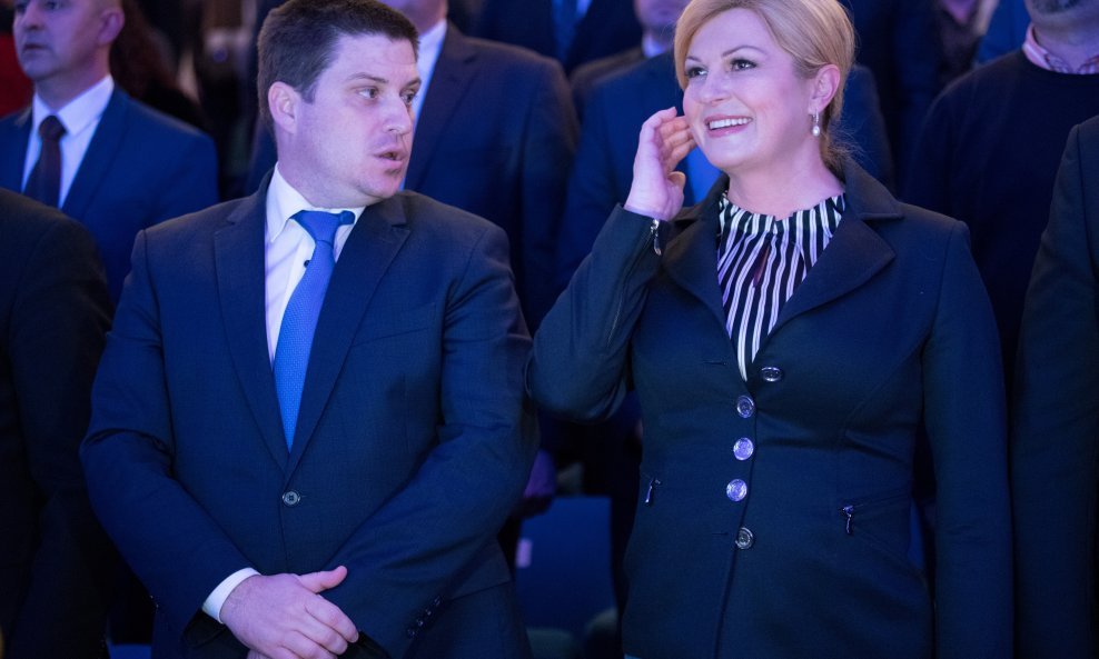 Oleg Butković i Kolinda Grabar Kitarović