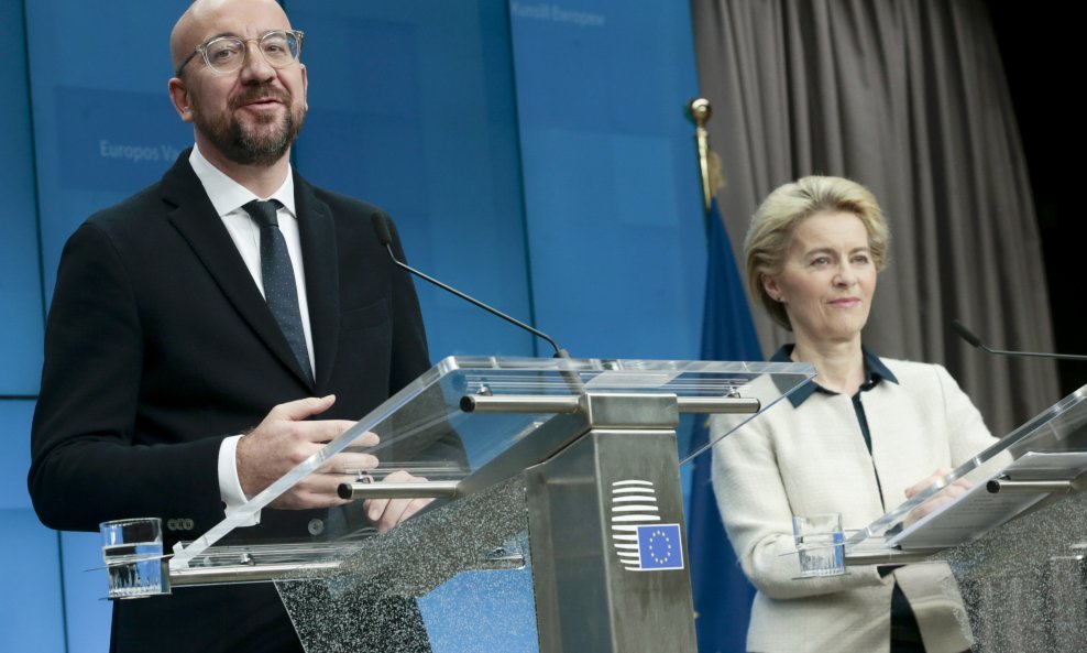 Charles Michal i Ursula von der Leyen