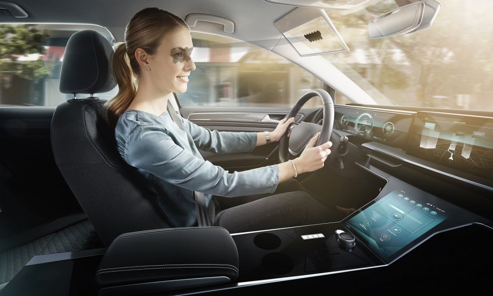 Bosch Virtual Visor kao rješenje u osobnom automobilu protiv zasljepljivanja sunčanim zrakama