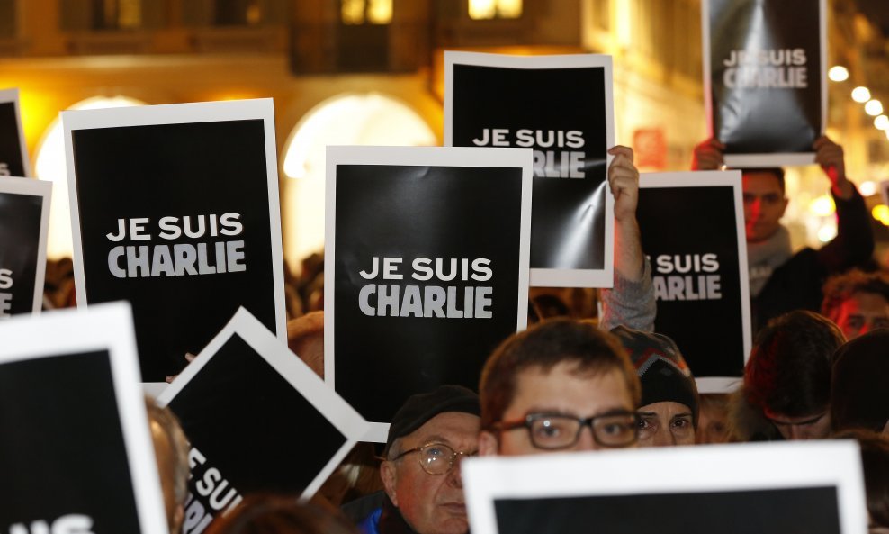 Obljetnica napada na francuski satirčni magazin Charlie Hebdo