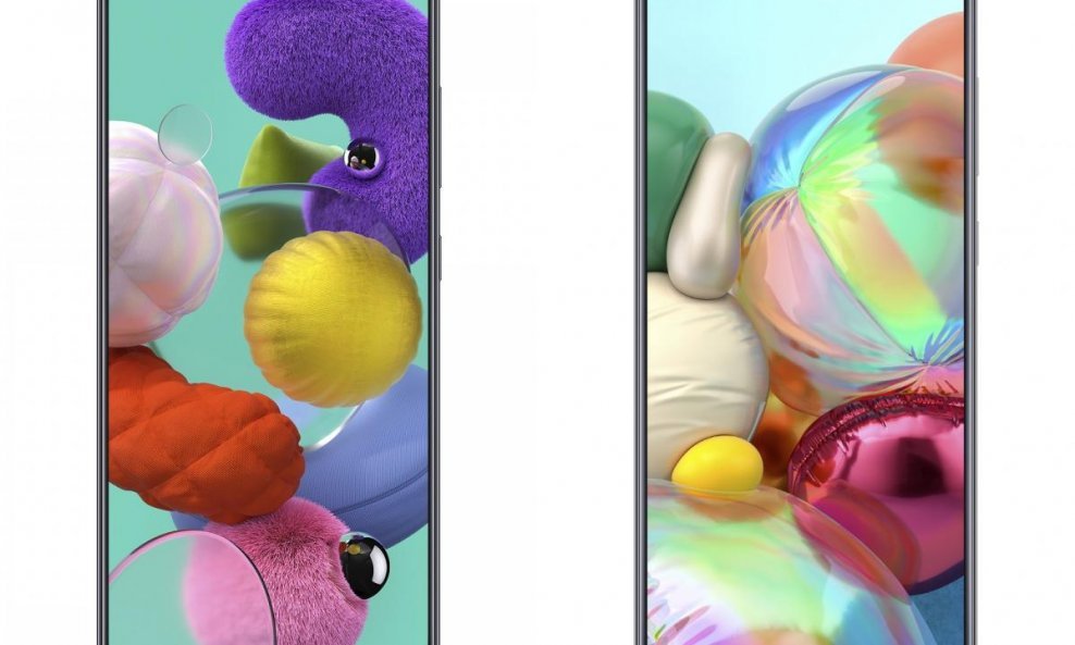Galaxy A71 i Galaxy A51 pametni telefoni imaju četiri kamere - glavnu, ultra široku, makro i dubinsku