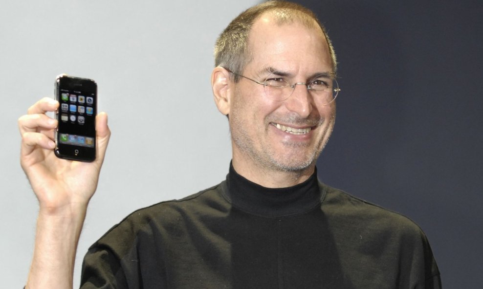 Steve Jobs, iPhone, ilustracija