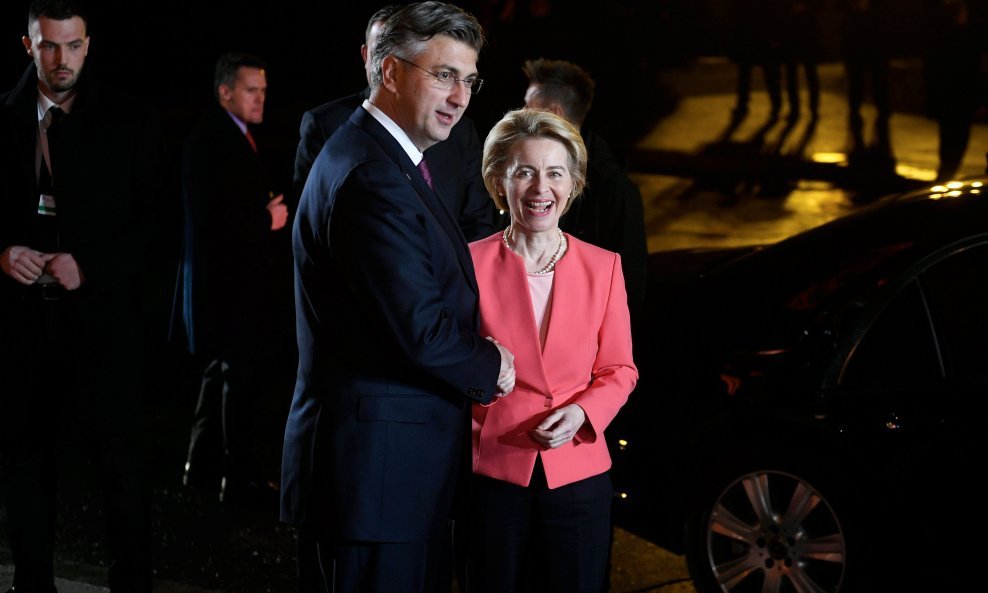 Andrej Plenković i Ursula von der Leyen