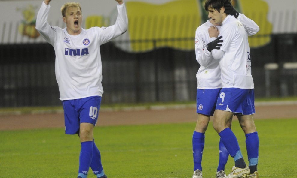 Senijad Ibričić, Nikola Kalinić, hajduk-Zagreb, Prva HNL 2008-09