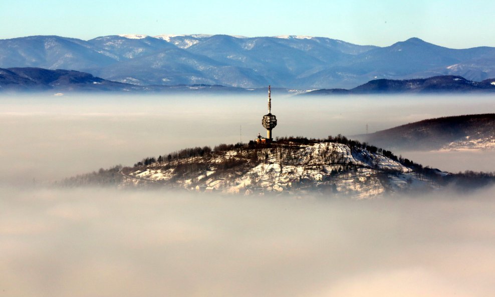 Glavni grad BiH prekriven je slojem smoga