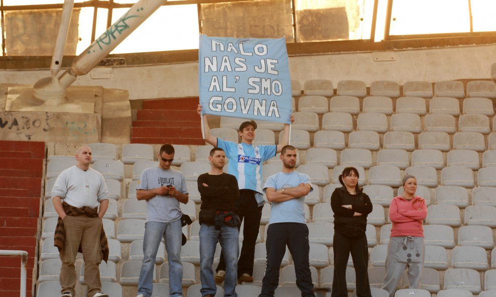 Ultras, Hajduk-Cibalia 2008-09