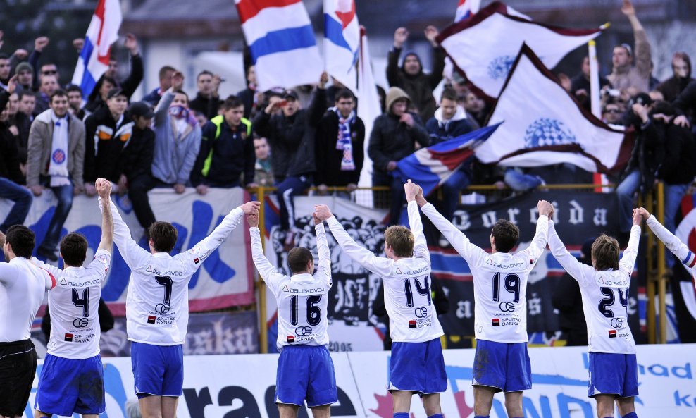 Hajduk Zaprešić Torcida slavlje