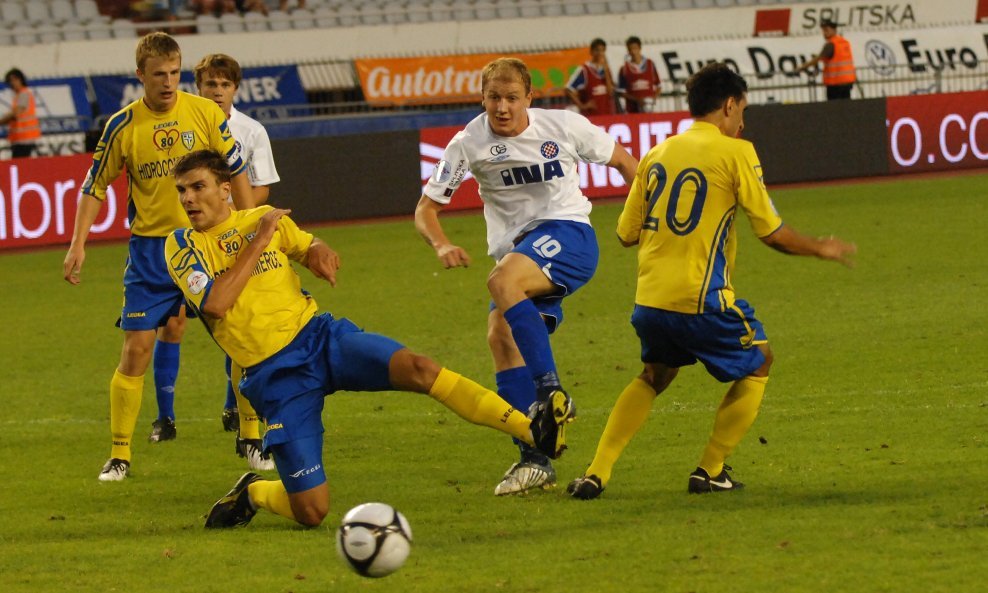 Hajduk - Inter, Senijad Ibričić, Marijan Budimir i Vinko Buden