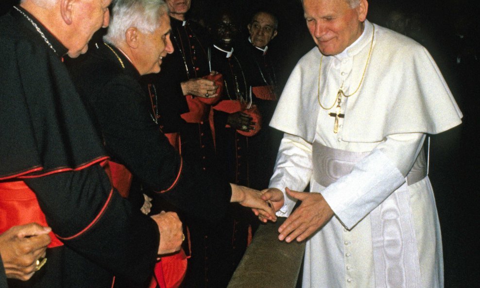 Papa Ivan Pavao II  sJosephom Ratzingerom benedikt XVI.