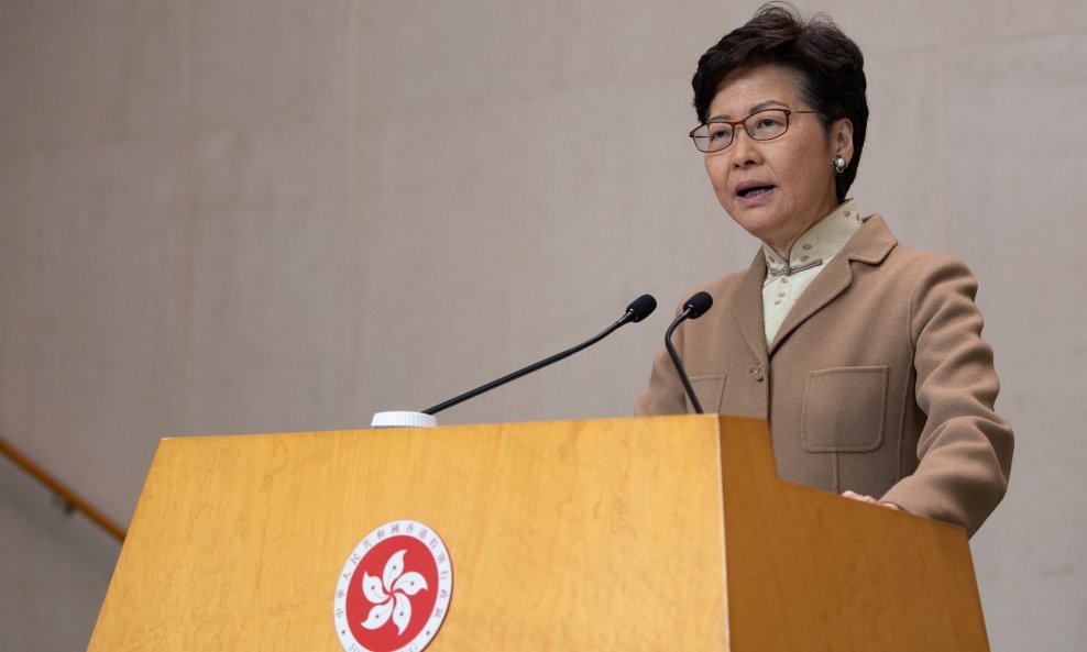 Hongkonška čelnica Carrie Lam