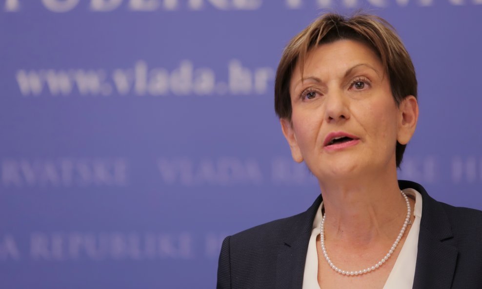 Martina Dalić, bivša potpredsjednica Vlade i ministrica gospodarstva