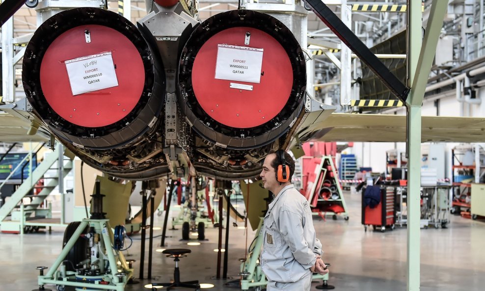 Tvornica Dassaulta, Merignac u Francuskoj, u kojoj se sklapaju borbeni zrakoplovi Rafale